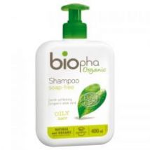 Biopha Organic Biopha, szampon do włosów przetłuszczających się z aloe vera, rozmarynem i cytryną, butelka z pompką