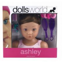 Głowa do stylizacji Ashley Dolls World