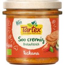 Tartex Pasta kremowa z bakłażanem i cukinią bezglutenowa 140 g Bio