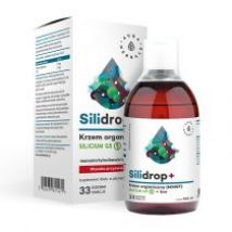 Aura Herbals Silidrop+ Krzem organiczny MMST Silicium G5 + bor Suplement diety w płynie 500 ml