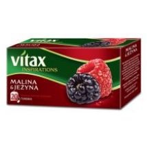 Vitax Inspirations Herbata owocowa Malina i jeżyna 20 x 2 g