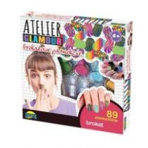 Atelier Glamour Brokatowe paznokcie w pudełku 00861 DROMADER