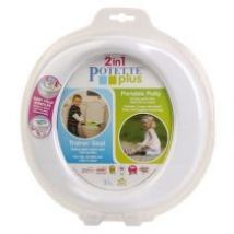 Potette Plus 2w1 Potette: Nocnik dla dziecka i nakładka na toaletę, biało-niebieski