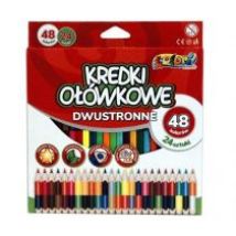 Penmate Kredki ołówkowe Premium Kolori dwustronne 48 kolorów 24 szt.