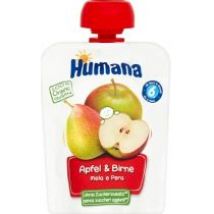 Humana Mus jabłko-gruszka po 6. miesiącu 100% Organic Quality 90 g Bio
