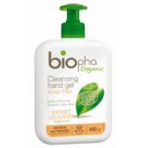 Biopha Organic Biopha, żel do mycia rąk o zapachu pomarańczy, butelka z pomką
