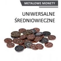 Drawlab Entertainment Metalowe monety. Uniwersalne. Średniowieczne. Zestaw 30 monet