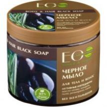 Eco Laboratorie Body & Hair Black Soap czarne mydło do ciała i włosów 450 ml