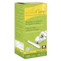 Silver Care Organiczne bawełniane tampony Regular z aplikatorem 18 szt.