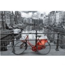 Puzzle 1000 el. Czerwony rower, Amsterdam Educa