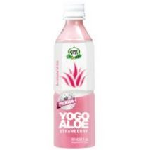 Pure Plus Napój aloesowy o smaku jogurtowo-truskawkowym 500 ml