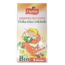 Apotheke Herbatka dla dzieci Dzika róża i rokitnik na odporność 20 x 1,5 g Bio