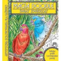 Magia doodle świat zwierząt artystyczna kolorowanka dla każdego