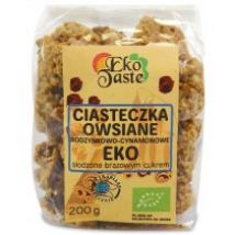 Eko Taste Ciasteczka owsiane cynamonowo - rodzynkowe 200 g Bio