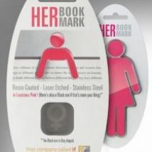 Metalowa zakładka do książki - Her Bookmark