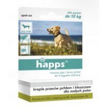 Happs Krople dla małych psów przeciw pchłom i kleszczom