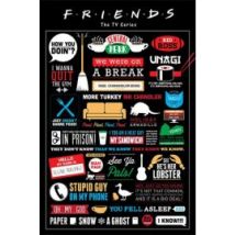 Friends Przyjaciele informacje - plakat