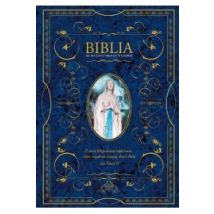 Biblia domowa z obwolutą 160 rocznica objawień w Lourdes