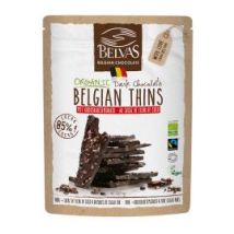 Kawałki czekolady gorzkiej 85% z kruszonymi ziarnami kakao bezglutenowe fair trade