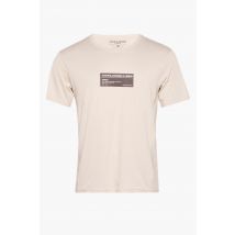T-shirt À Manches Courtes - Beige