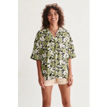 Chemise À Manches Courtes - Vert