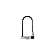 Kryptonite KryptoLok Standard U-Lock - Sold Secure Gold - 12.7mm Steel D-Lock - Black