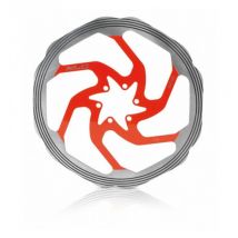 Disco De Freno Xlc Be-x58 Con Anillo De Fricción Cnc 180mm Mtb Rojo