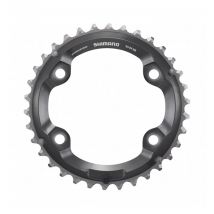 Plato Shimano Fc-m8000 34t-36t-38t 11 Velocidades 34t Aluminio Mtb Negro