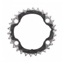 Plato 30d (ba) Para 40-30-22 Fc-m8000 11 Velocidades 30t Aluminio Mtb Negro