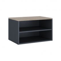 Vicco Cassettiera Antracite/Sonoma 60 x 36 cm con 2 scomparti