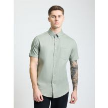 Short Sleeve Oxford Shirt Khaki