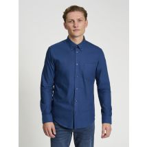 Long Sleeve Oxford Shirt Royal Blue