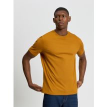 Embroidered Logo Tee Antique Gold