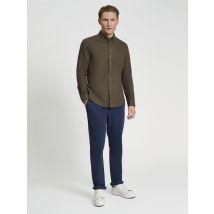 Plain Brushed Flannel Shirt Camouflage