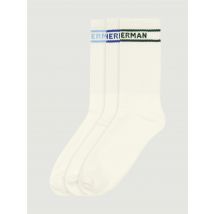 3 Pack Ivy Rib Sock White