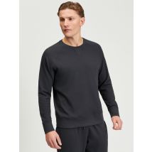 Long Sleeve Waffle Tee Charcoal