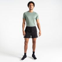 Dare 2b Short de Fitness 5 Inch Homme Accelerate Noir, Taille: S Longueur Courte