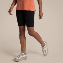 Craghoppers Women's Showerproof Kiwi Pro Cycling Short Black, Size: 8