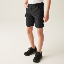 Regatta Kids Water Repellent Sorcer II Cargo Walking Shorts Black, Size: 3-4 Years
