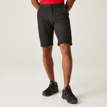 Regatta Men's Water-repellent Highton Long Walking Shorts Black, Size: 33