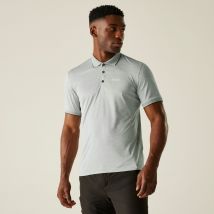 Regatta Men's Quick-drying Remex II Jersey Polo Shirt Silver Grey, Size: 3XL