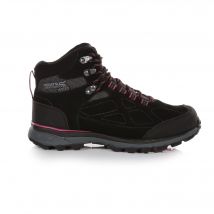 Regatta Breathable Women's Grey and Black Samaris Suede Waterproof Walking Boots, Size: UK 6.5