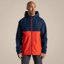 Craghoppers Men's Osuna Waterproof Jacket Blue Navy / Pimento Red, Size: S