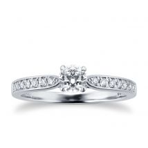 Boscobel Platinum 0.42cttw Diamond Engagement Ring - Ring Size N