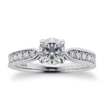 Boscobel Platinum 0.96cttw Diamond Engagement Ring - Ring Size M