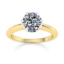 Hermione 18ct Yellow Gold 0.25ct Diamond Engagement Ring - Ring Size O