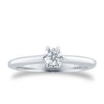 Hermione Platinum 0.25ct Diamond Engagement Ring - Ring Size M