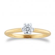 Hermione 18ct Yellow Gold 0.40ct Diamond Engagement Ring - Ring Size P