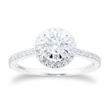 Masquerade 18ct White Gold 0.74cttw Diamond Ring - Ring Size L