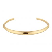 18ct Yellow Gold Cuff Bangle - Size Medium